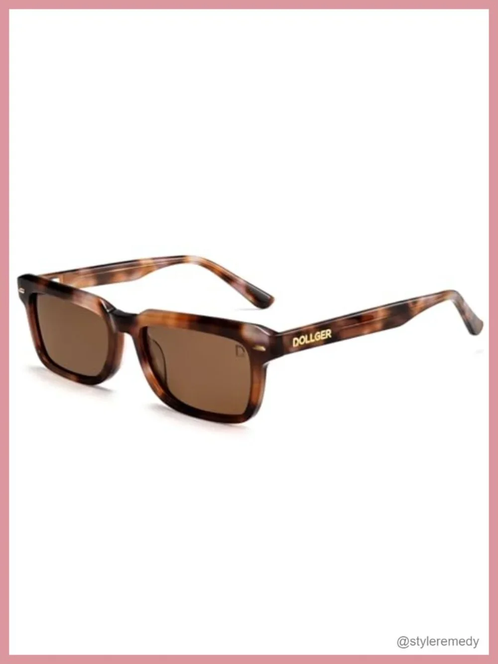 Polarized Rectangle Sunglasses for Women Men Square Small Acetate Frame Fashion